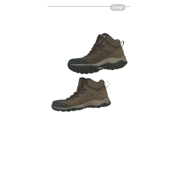 Women's Columbia Brown & Purple Lace Up Boots Preowned In Great Condition,Size 8 - Picture 5 of 9